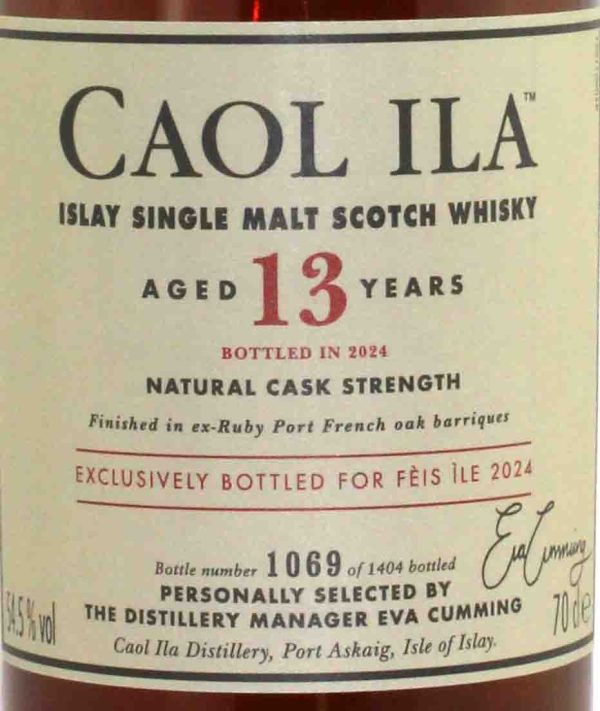 Caol Ila Feis Ile 2024 13 year old 54.5% - Image 2