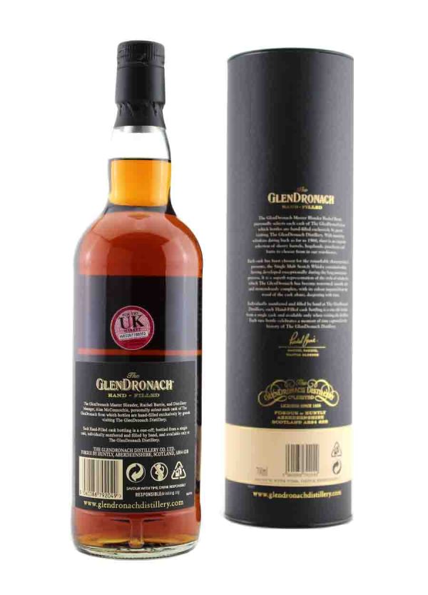 Glendronach 11Year Old Handfilled PX Cask #5454 70cl / 58%abv - Image 3