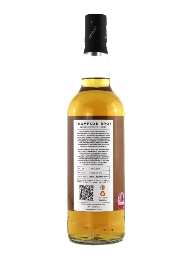 Thompson Bros. Bruichladdich (Rhinns) 2011 13 year old Bourbon 70cl / 54.9% abv (208 bottles) - Image 3