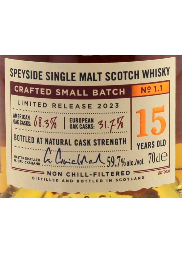Aberlour 15 year old Limited Batch 1.1 2023 70cl / 59.7%abv - Image 3
