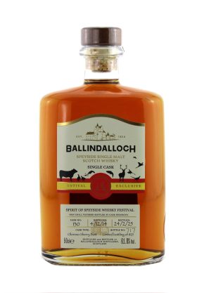 Ballindalloch 10 year old Spirit of Speyside Festival Oloroso Cask #130 50cl / 61.8%abv (825 bottles)