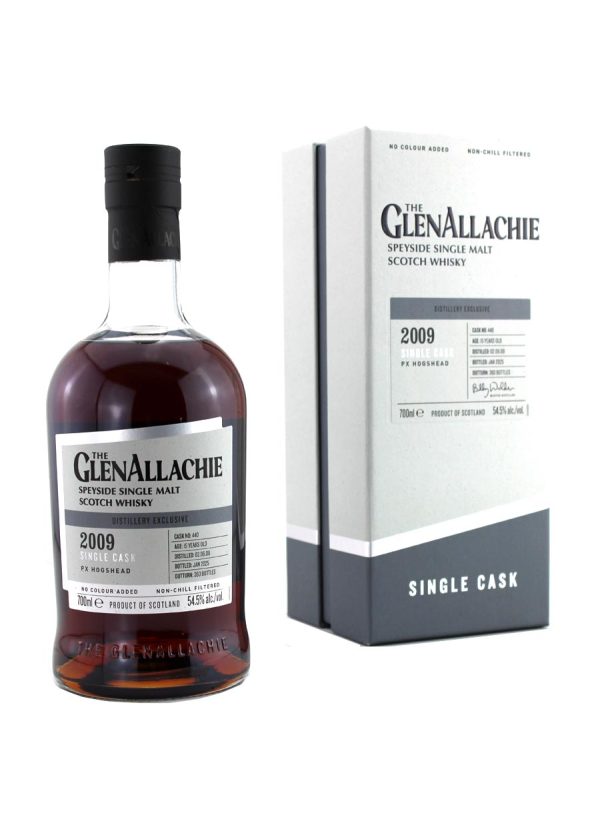 Glenallachie 2009 15 year old PX Single Cask # 440 70cl / 54.5% abv (360 bottles)