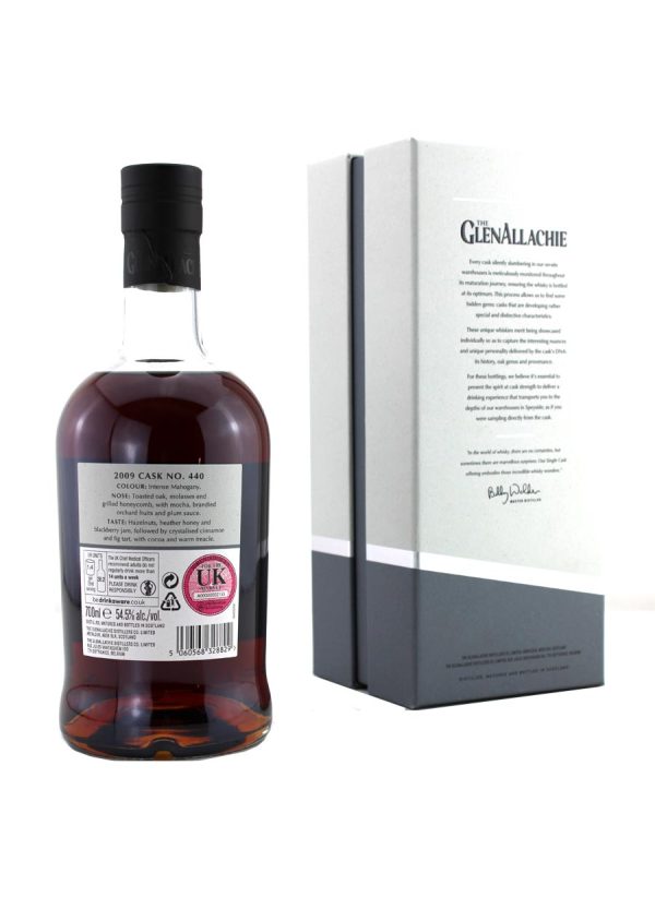 Glenallachie 2009 15 year old PX Single Cask # 440 70cl / 54.5% abv (360 bottles) - Image 3