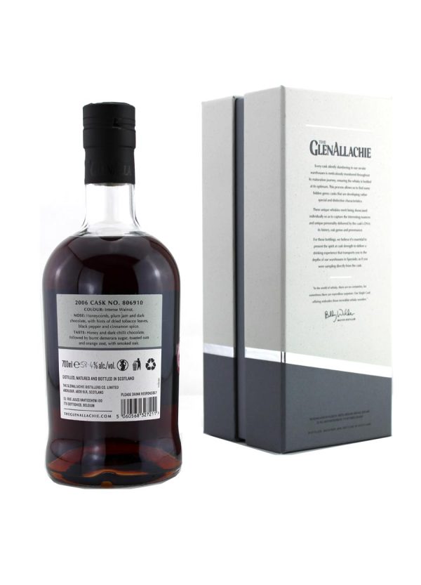 Glenallachie 2006 18 year old Hand-filled Bourbon Cask # 806910 70cl / 58.4%abv - Image 3
