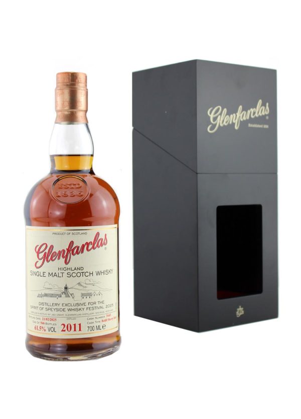 Glenfarclas 2011 13 year old Cask # 3443 Sherry Spirit of Speyside Festival 2025 70cl / 61.5%abv (566 bottles)