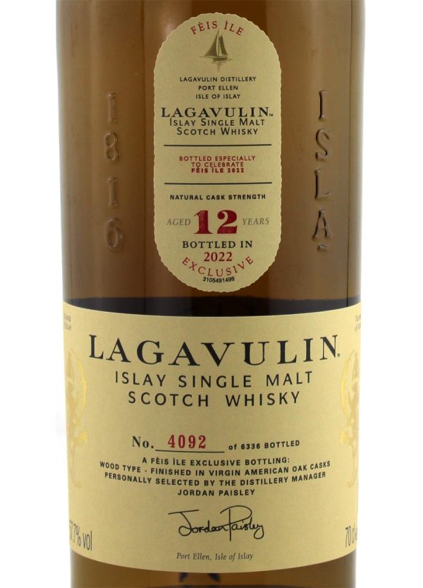 Lagavulin 12 year old Feis Ile 2022 70cl / 57.7%abv (6336 bottles) - Image 2