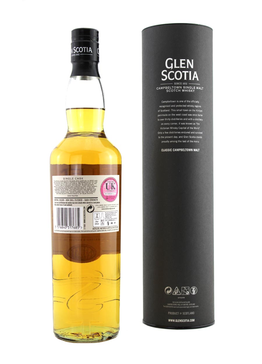 Glen Scotia 15 year old Campbeltown Malts Festival 2025 Recharged Hogshead 70cl / 53.8% abv (275 bottles) - Image 3