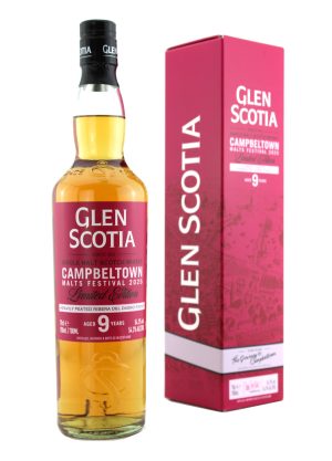 Glen Scotia 9 year old Heavily Peated Campbeltown Malts Festival 2025 70cl / 54.3%abv