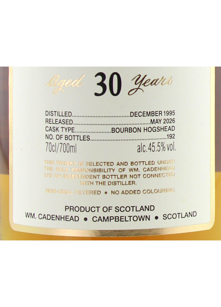 Cadenhead's Arran 30 year old Campbeltown Malts Festival 2026 70cl / 45.5%abv (192 bottles) - Image 2